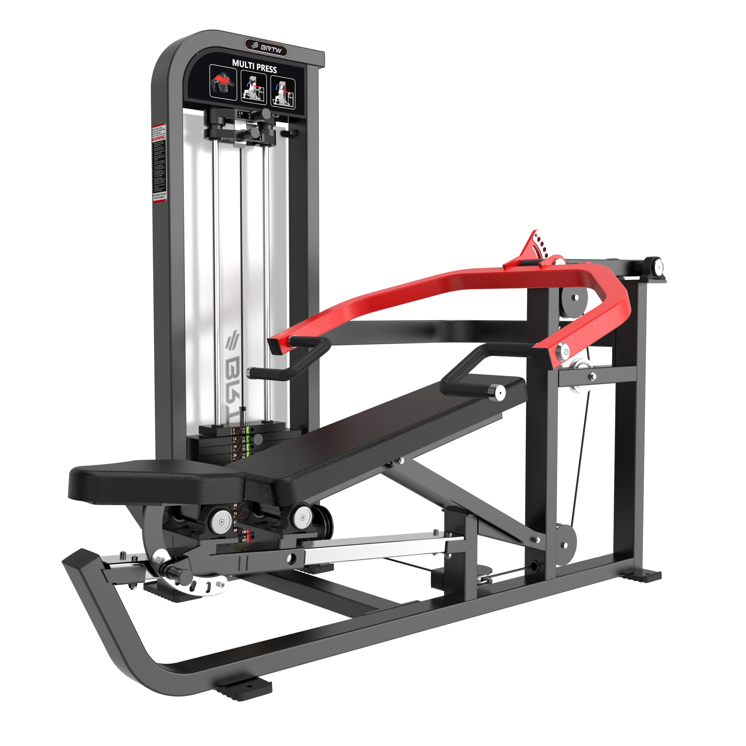 MÁY ĐẨY VAI GHẾ TRƯỢT BODY STRONG HB-003B