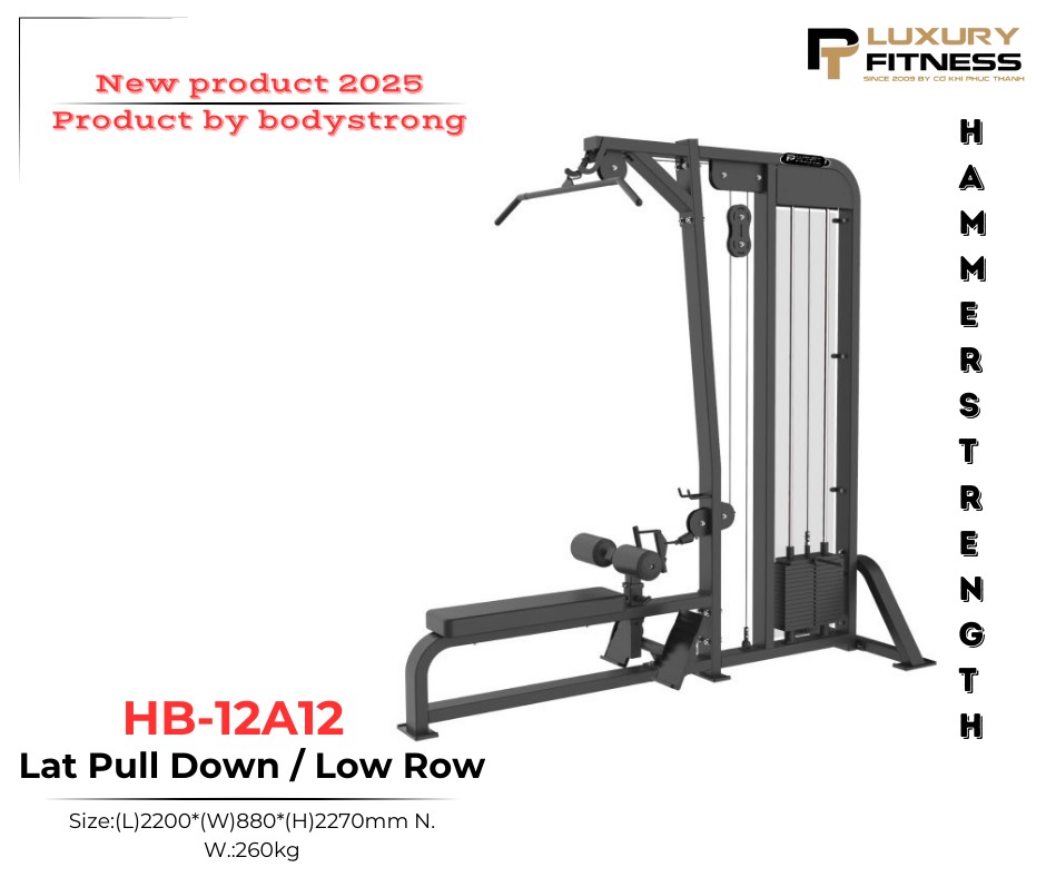 MÁY TẬP XÔ 2 CHỨC NĂNG BODY STRONG HB-12A12