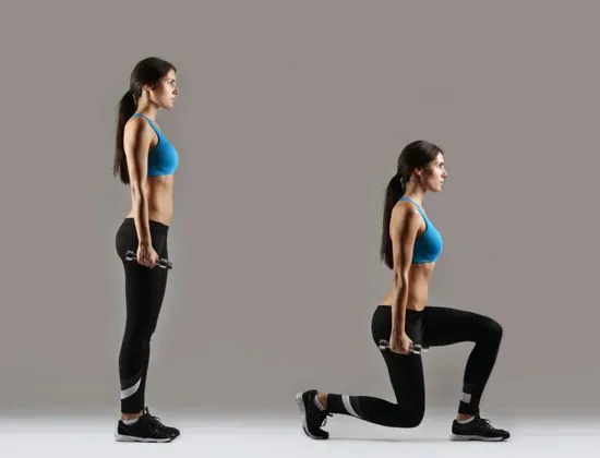 các bài tập chân cho nữ tại phòng gym