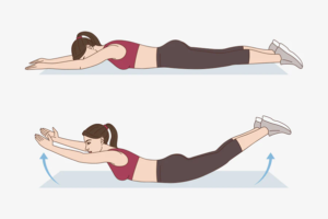 bài tập lưng trên cho nữ