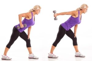 bài tập giảm mỡ lưng vai cho nữ