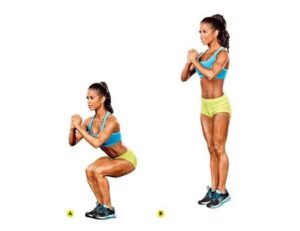 các bài tập squat mông cho nữ