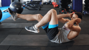 bài tập bụng khi nằm
