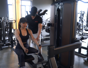 tập xô với máy kéo