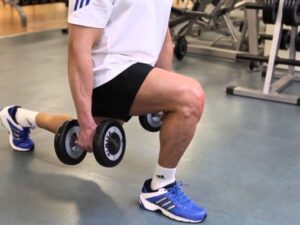 các bài tập mông cho nam với tạ