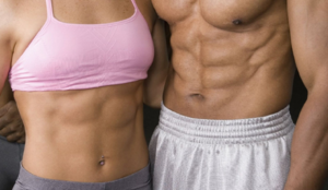 các máy tập bụng ở phòng gym
