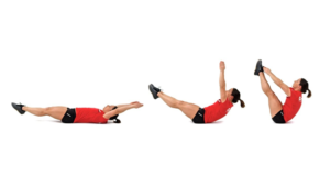 các bài tập bụng trên cho nữ