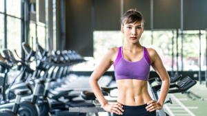 bài tập gym bụng cho nữ với máy