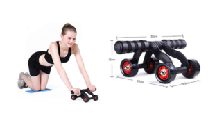 bài tập bụng với con lăn cho nữ