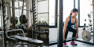 máy tập squat mông