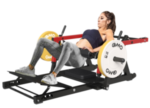 tập chân với máy