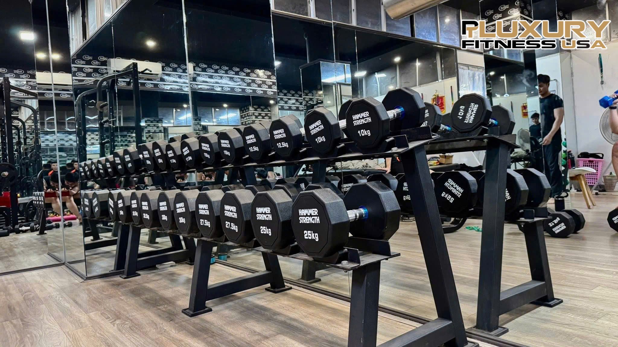 Tạ Tay Hammer Strength Chữ Trắng Cao Cấp - Ảnh 2